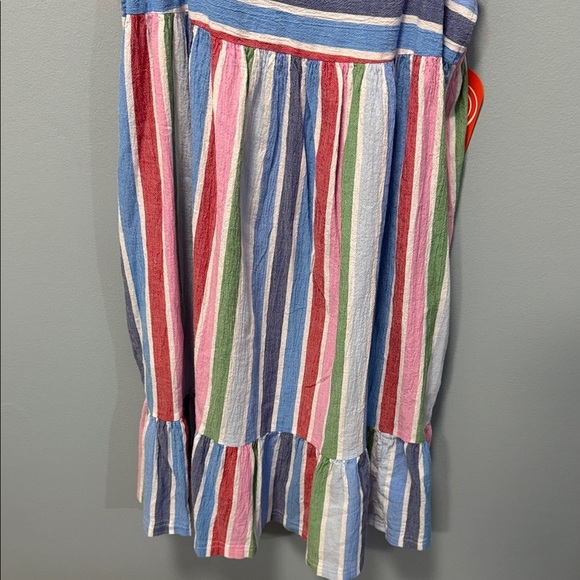 Wonder Nation Multicolor Striped Kids Dress - Picture 4 of 11